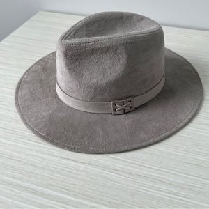 Elegant Gray Women's Fedora Hat